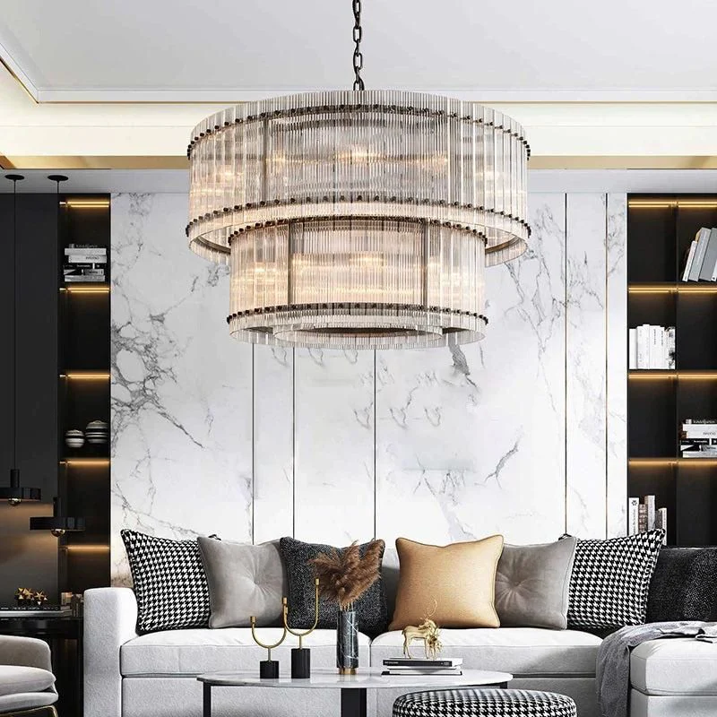 San Marco Two-tier Luxury Round Chandelier 48" - Image 2