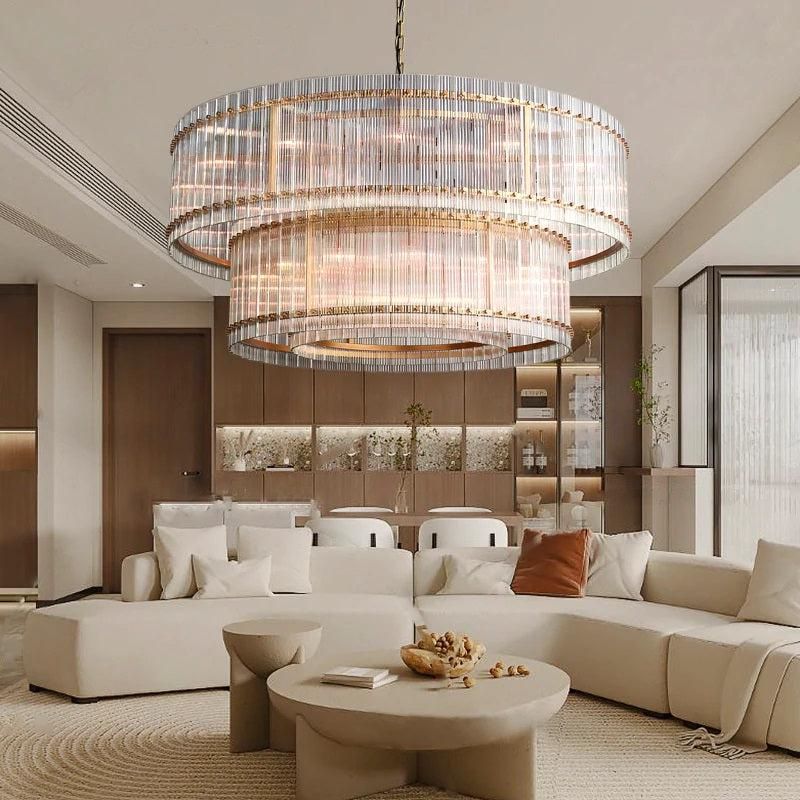 San Marco Two-tier Luxury Round Chandelier 60" - Image 2