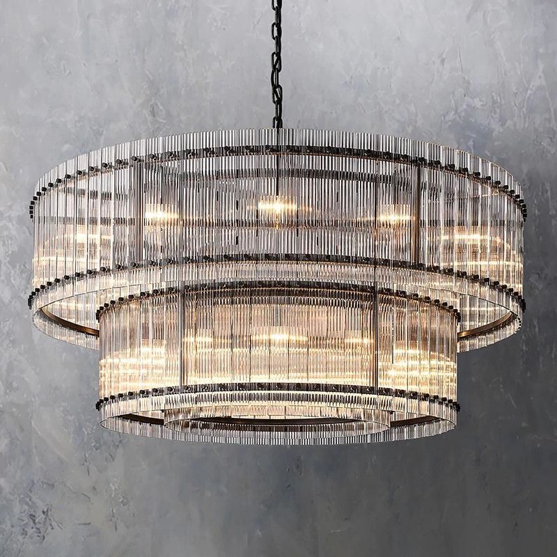 San Marco Two-tier Luxury Round Chandelier 60" - Image 3