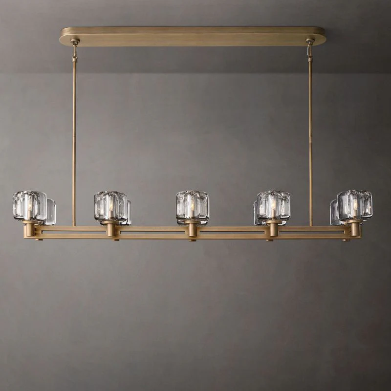 Sebendor Double Linear Chandelier 54″