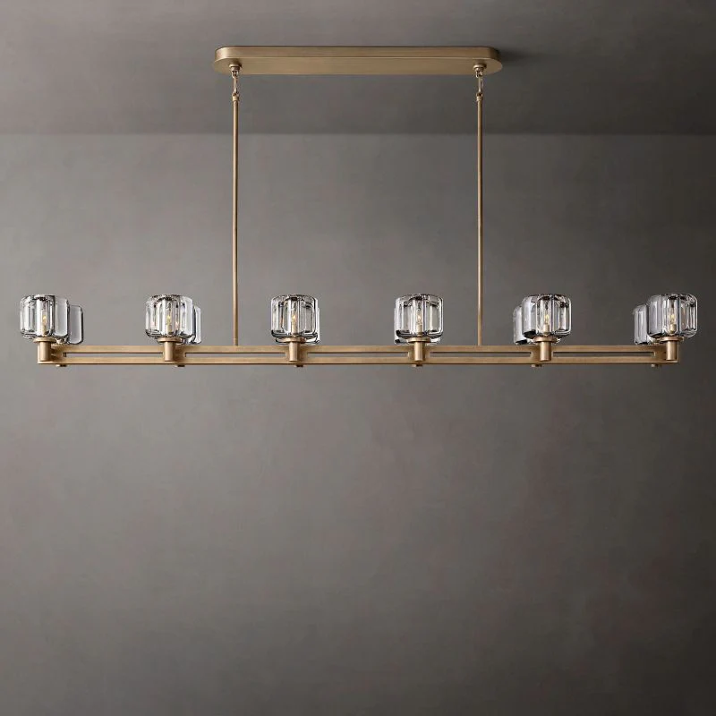 Sebendor Double Linear Chandelier 72″