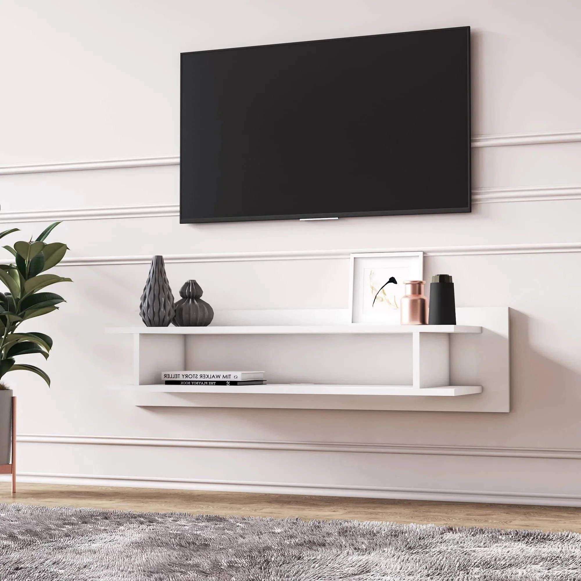 وحدة أرفف 120×24سم – FAN649