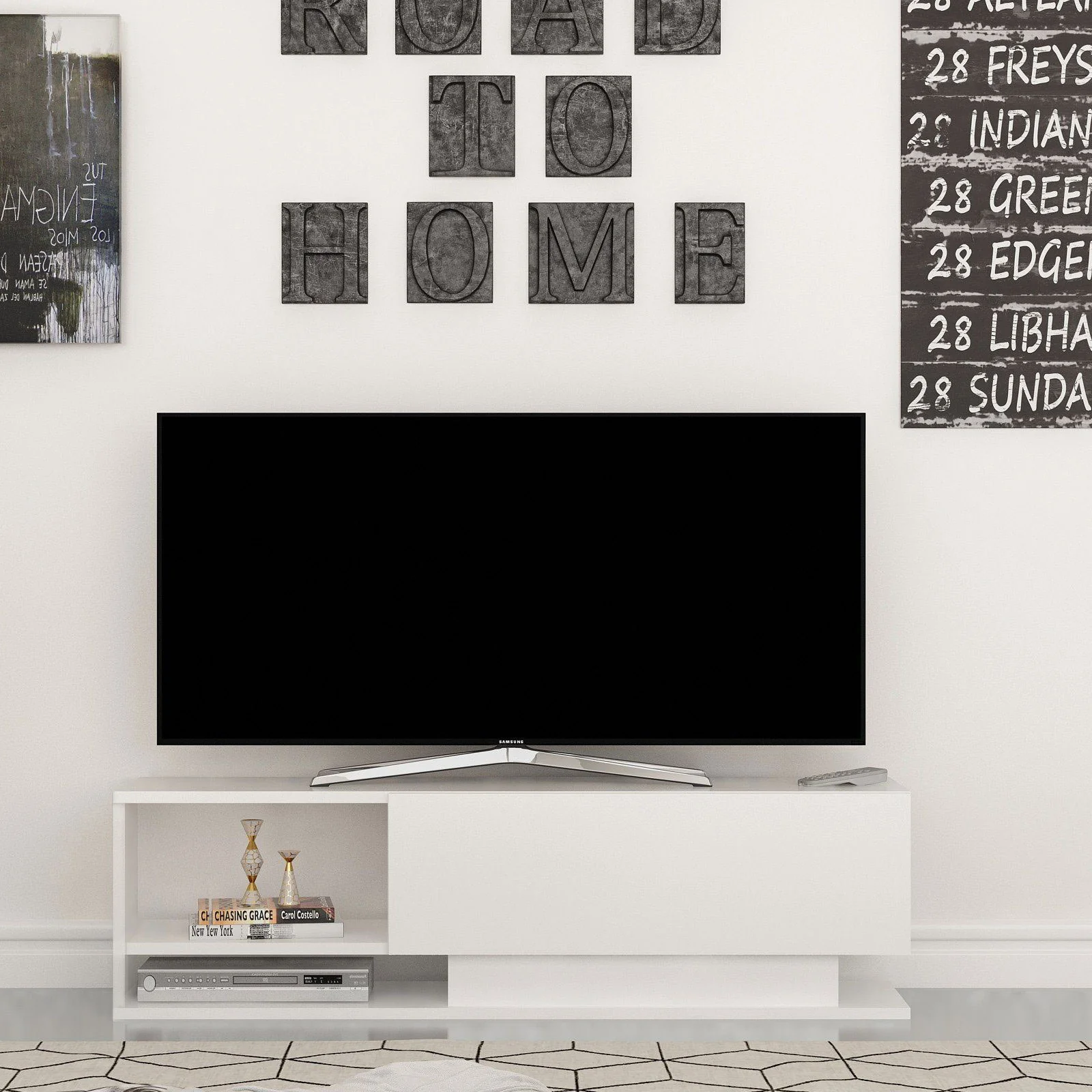 ترابيزة تليفزيون 120×28سم - FAN675 - Image 1