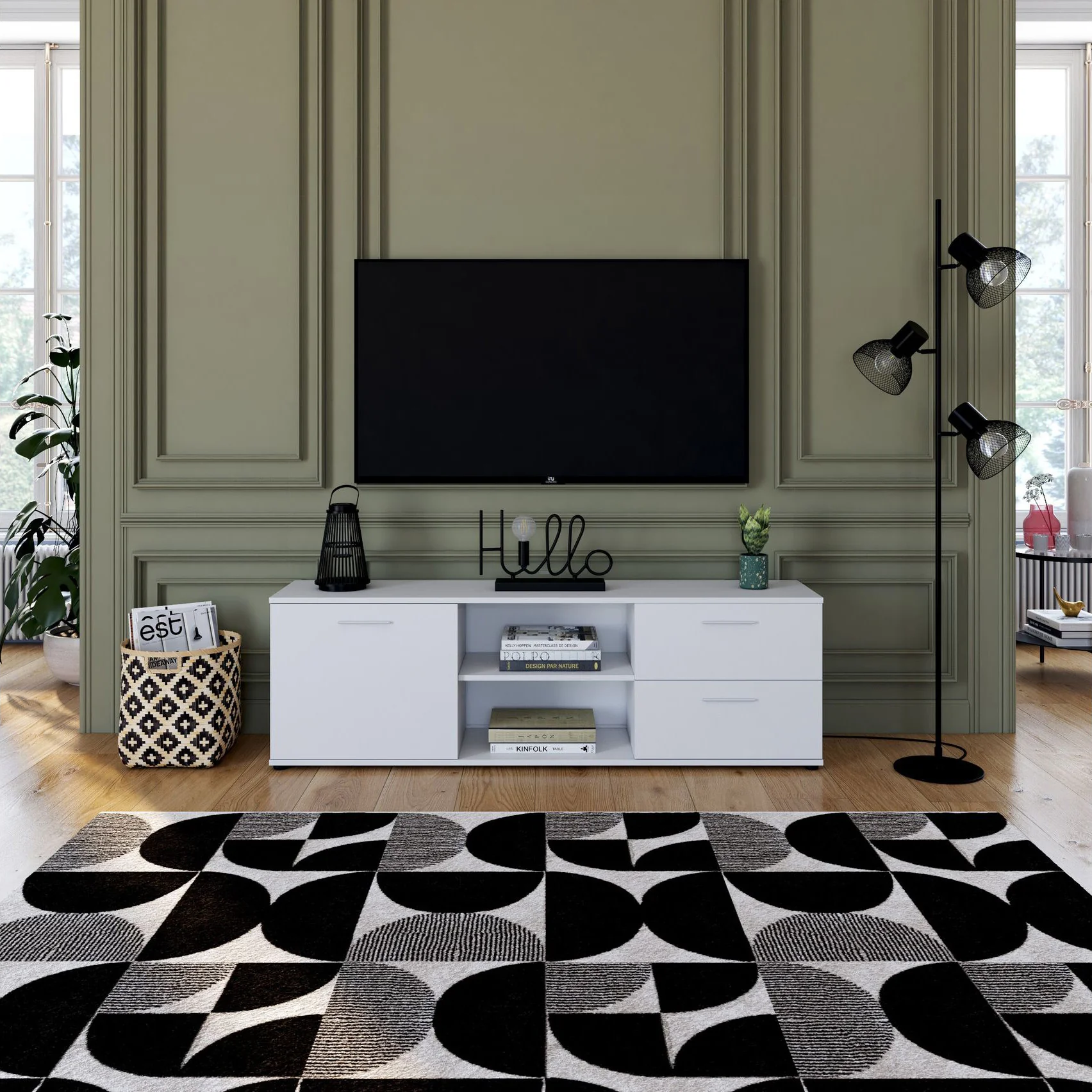 ترابيزة تليفزيون 120×30سم - FAN577 - Image 1