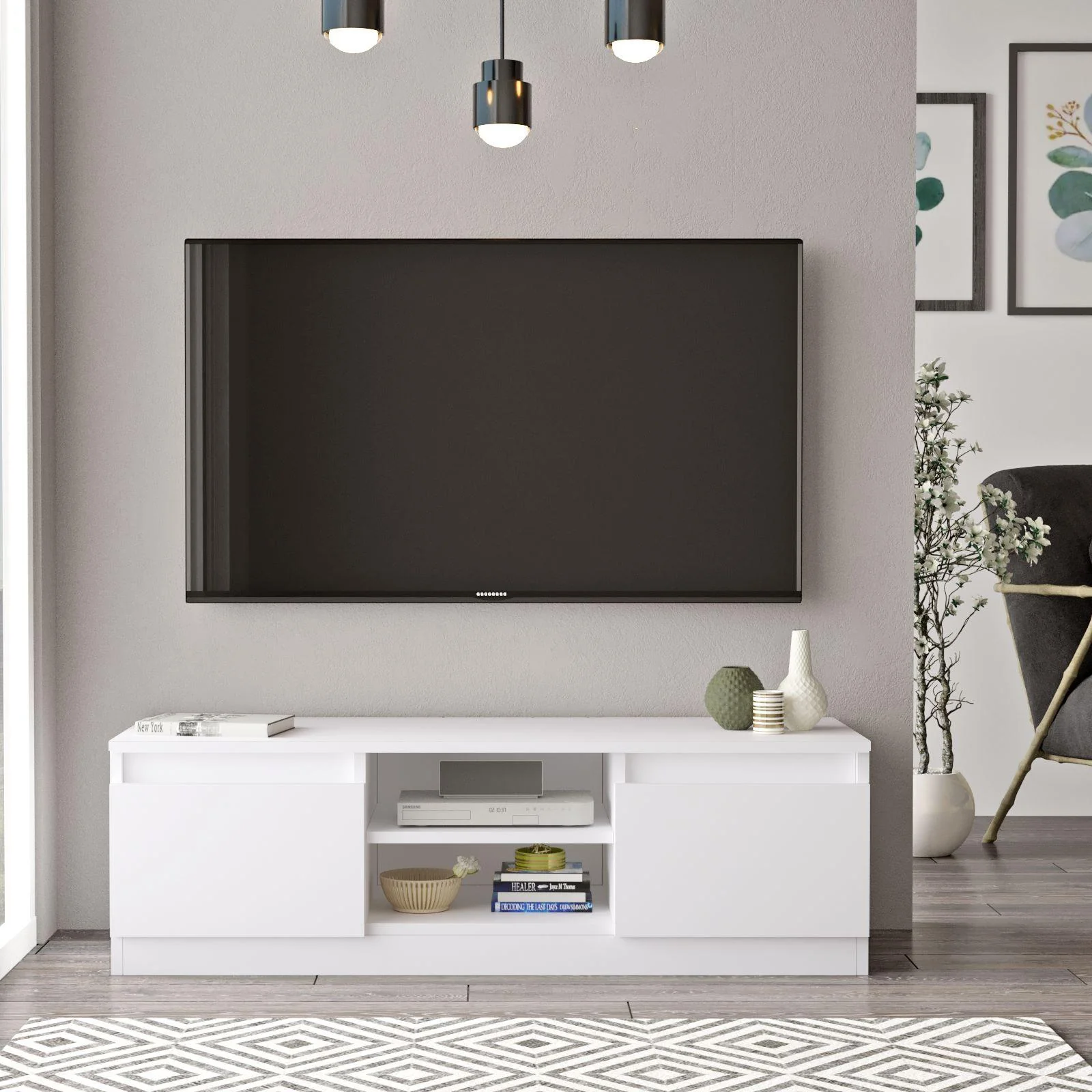 ترابيزة تليفزيون 120×30سم - FAN629 - Image 1