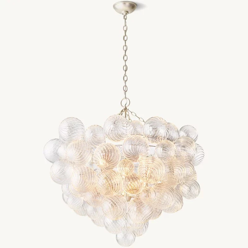 Talia Round Glasor Globe Chandelier 33" - Image 2