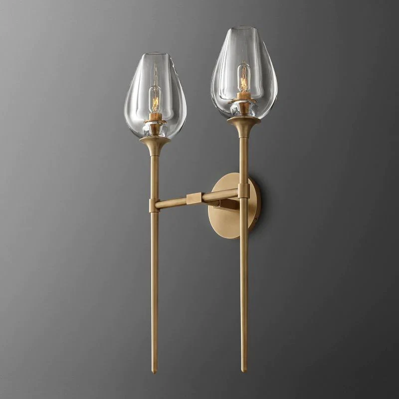 Tulip Double Bedroom Sconce - Image 1