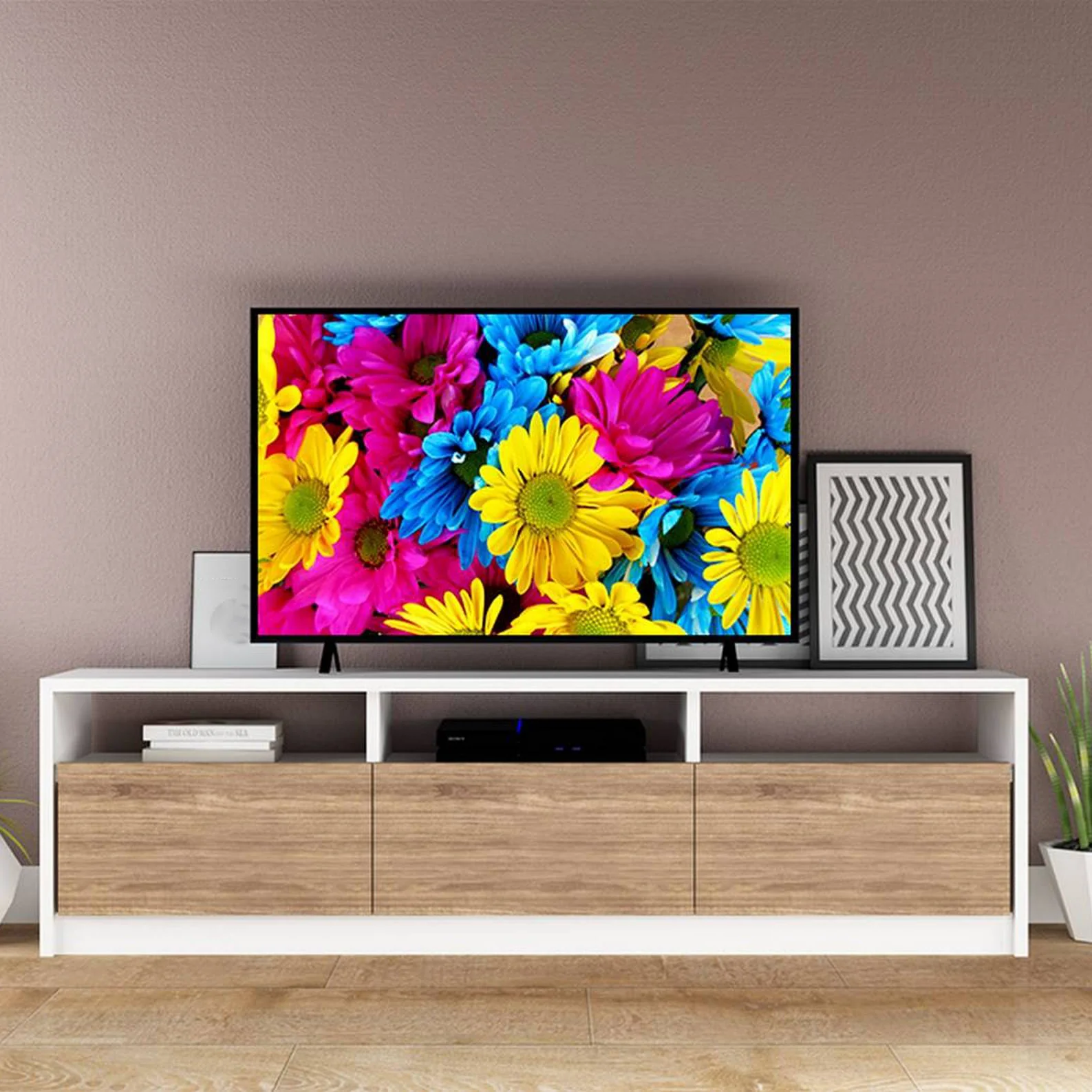 ترابيزة تليفزيون 30×160سم - LOG178 - Image 1