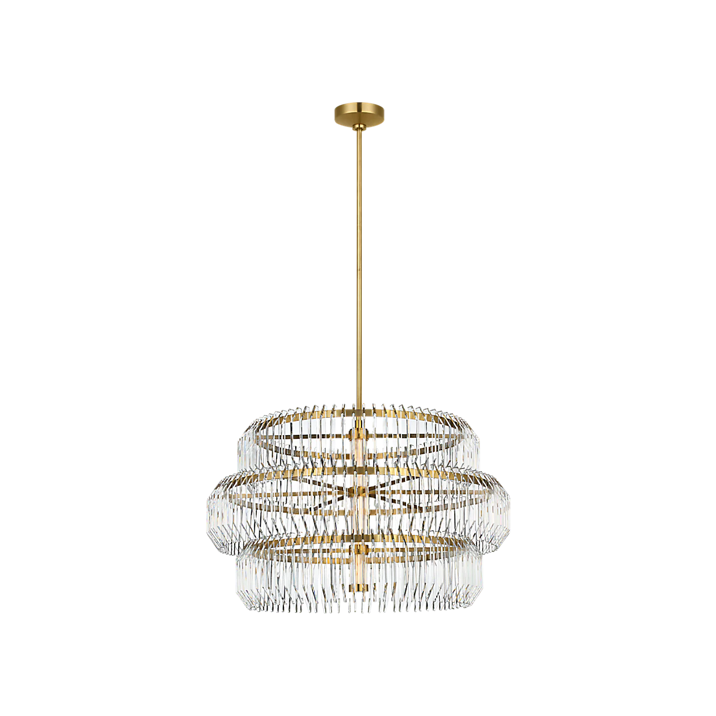 Killarney 32" Layered Drum Chandelier - Image 1