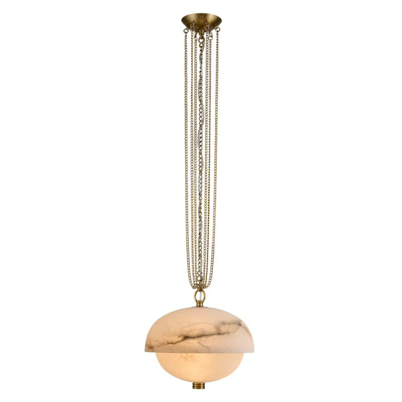Volterra Alabaster LED Pendant 17” - Image 1