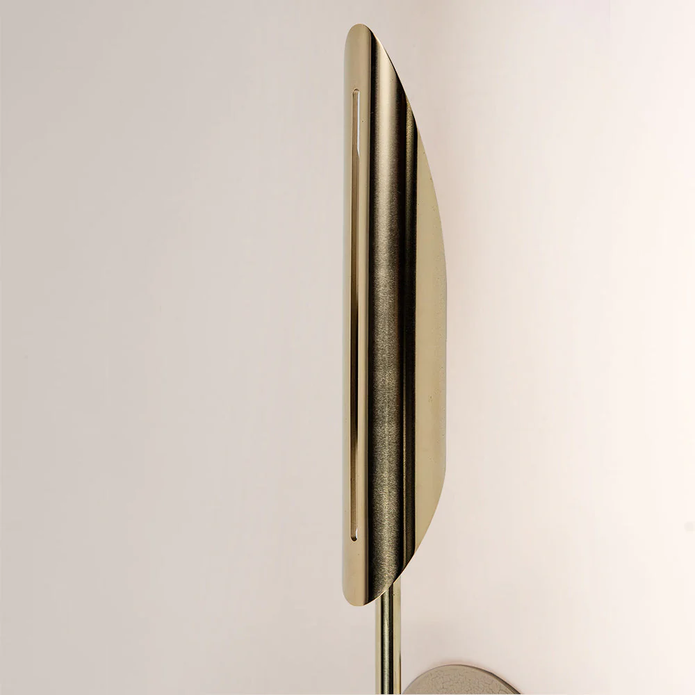 Voyant Dual-Sculpt Brass Wall Sconce - Image 2