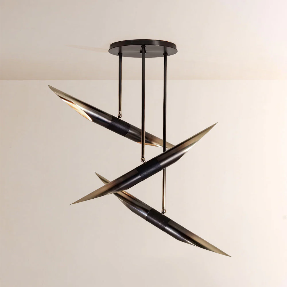 Voyant Sculptural Spire Chandelier - Image 1