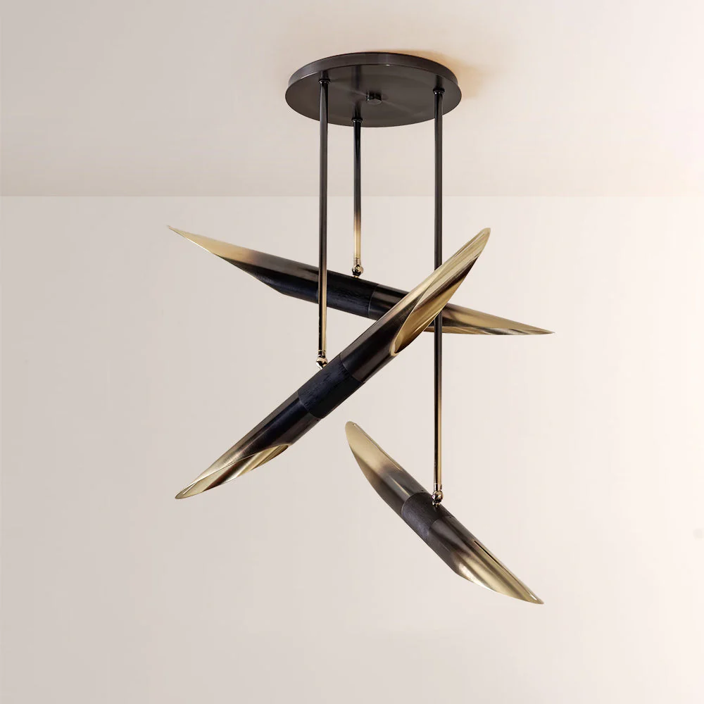 Voyant Sculptural Spire Chandelier - Image 2
