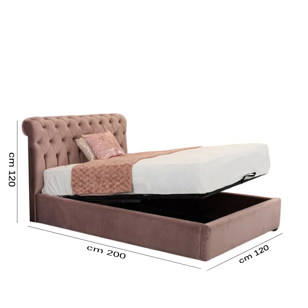 سرير - سحارة ميكانيزم-ألوان متعددة- مقاسات متعددة - WS045 - Image 2