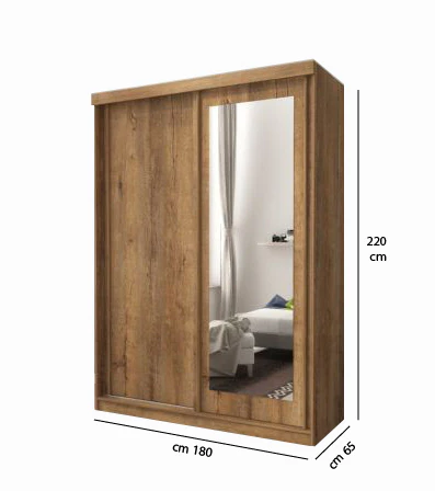 دولاب الوان متعددة - 220×180سم - WS10 - Image 3