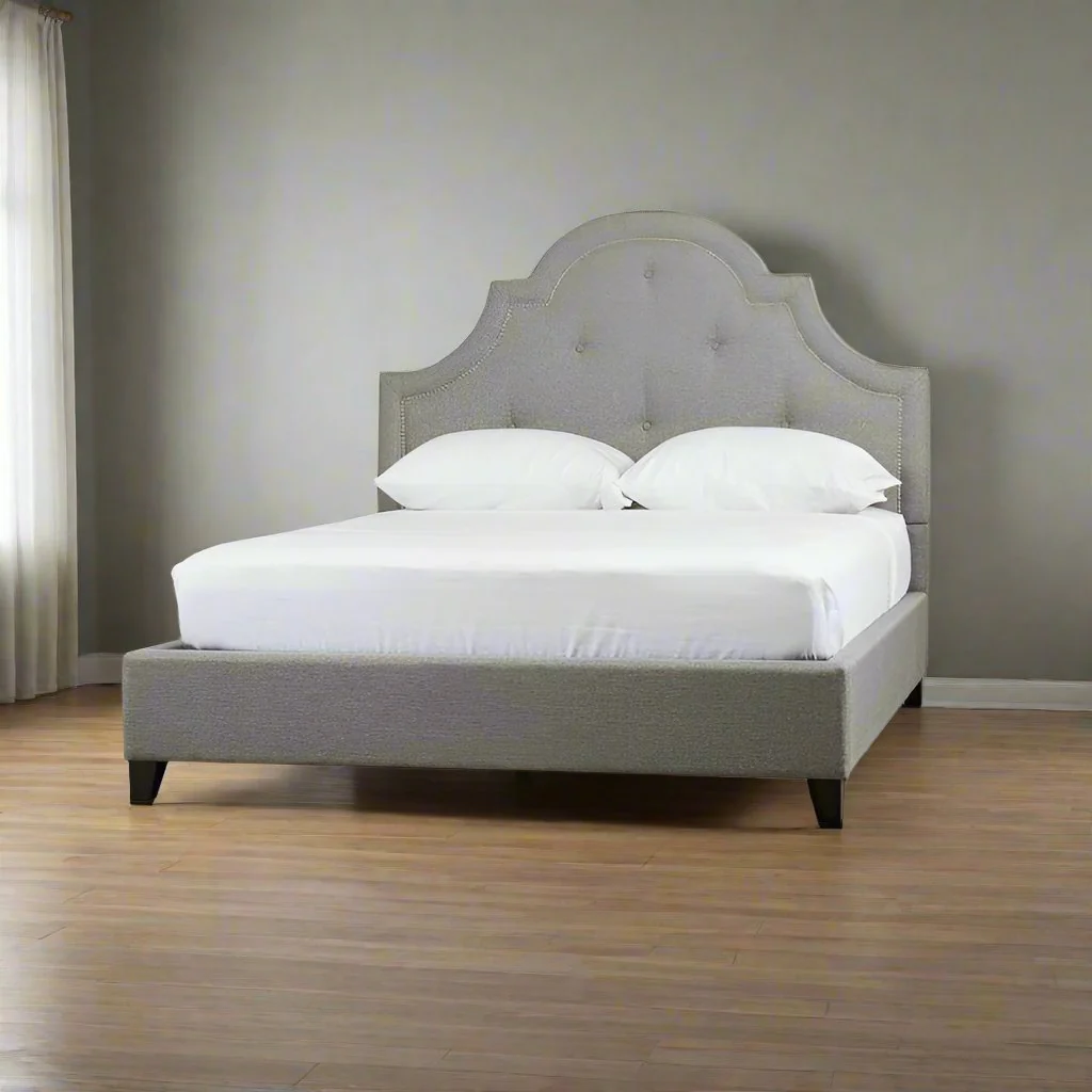 سرير خشب زان طبيعي - مقاسات متعددة - ألوان متعددة -WS122 - Image 1