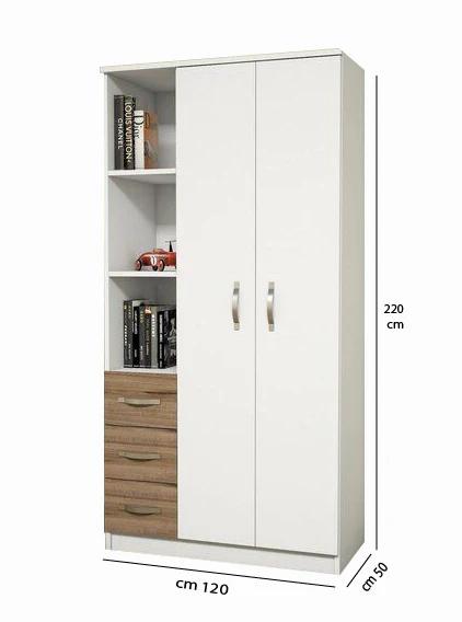 دولاب 2درفة الوان متعددة  220×120- WS12 - Image 3