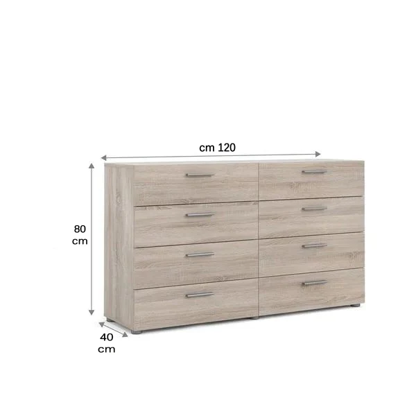 وحدة ادراج 40×120 سم -WS106 - Image 2