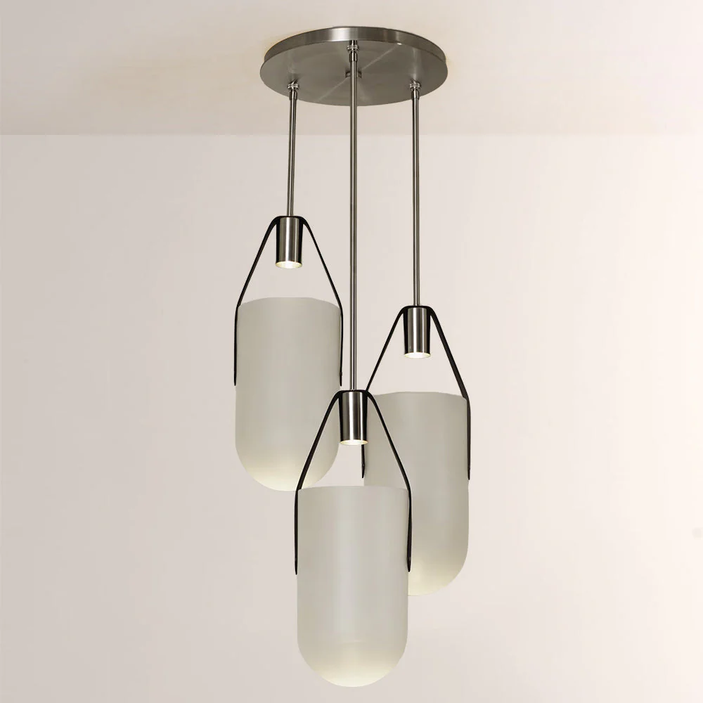 Welden Ombre Glass Cluster Chandelier - Image 3