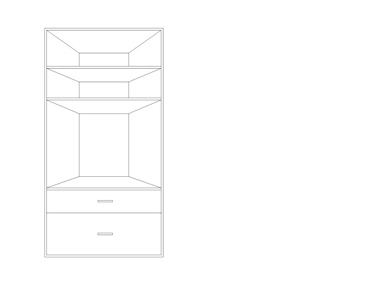 دولاب 50×180سم - ألوان متعددة - WK29 - Image 3