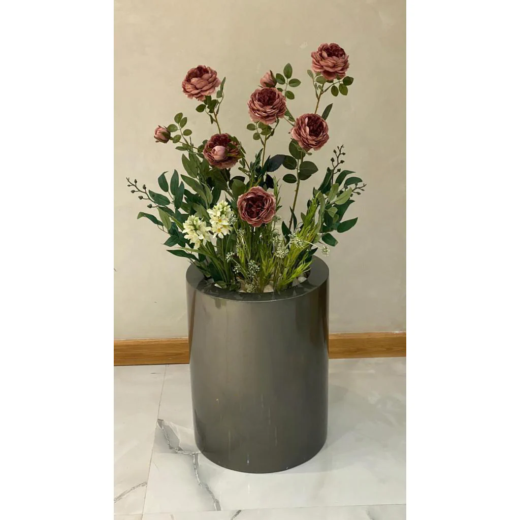 إناء زرع مع بوكيه قرنفل  - FL104 - Image 1