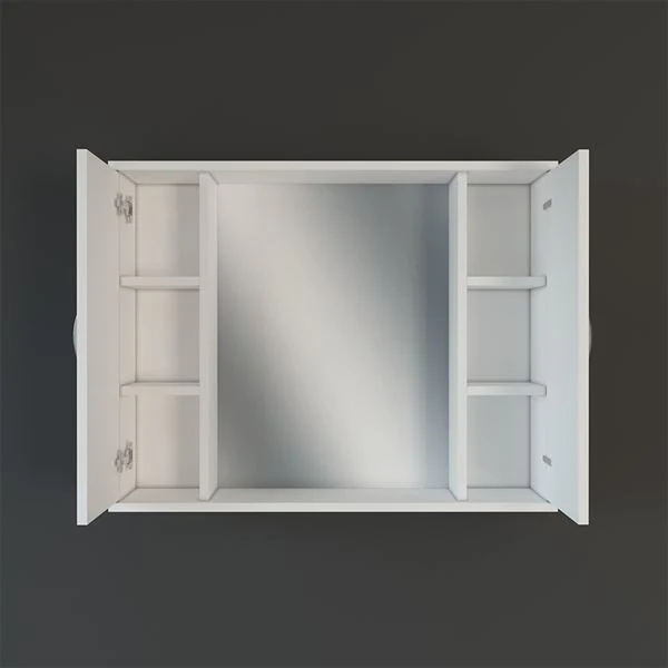 وحدة تخزين حمام مع مرايا 95×70سم - KAF23 - Image 2