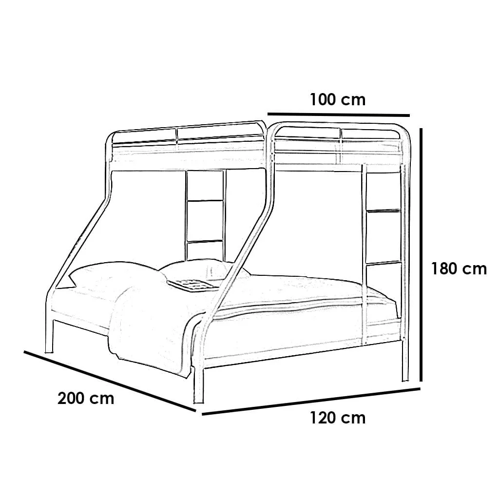 سرير دورين 120×200سم - STAR124 - Image 2