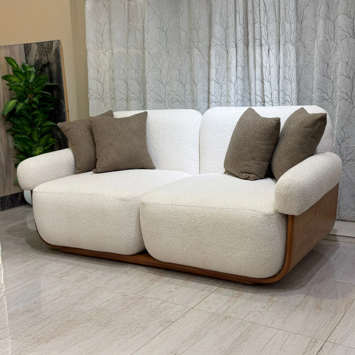 طقم أنتريه خشب زان - 4 قطع - RUK4 - Image 3
