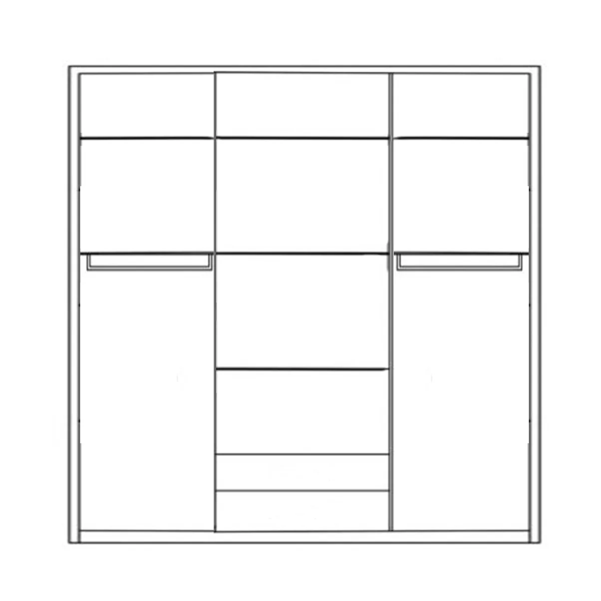 دولاب 120×220سم - CITY46 - Image 2