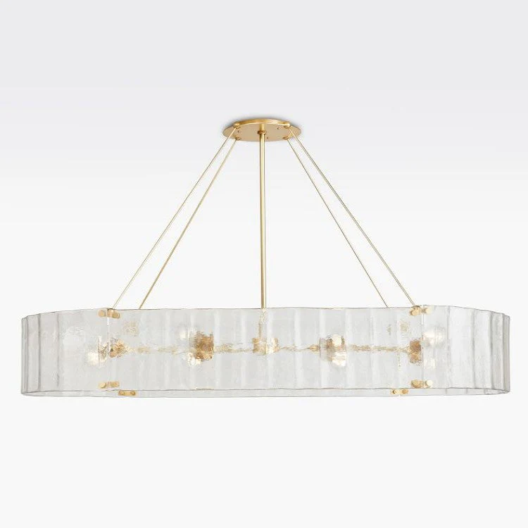 Willamette Oval Crystal Chandelier 60" - Image 1