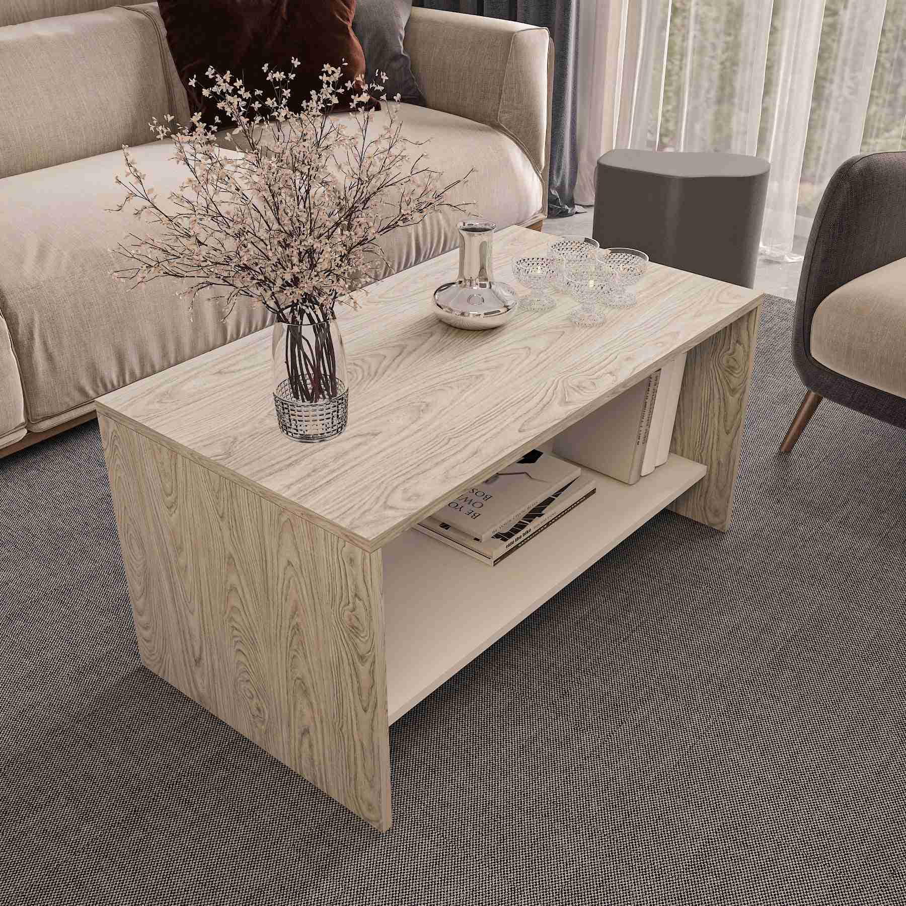 ترابيزة قهوة 50×90سم- ZAF74 - Image 1