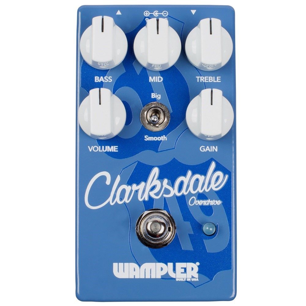 Wampler Clarksdale Classic Overdrive Pedal w/ Mid Control - Image 1