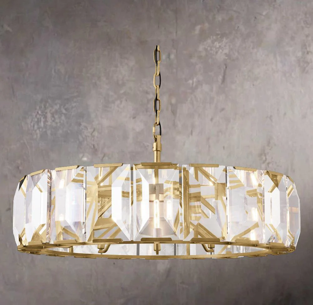 Harlows Crystal Round Chandelier 43″