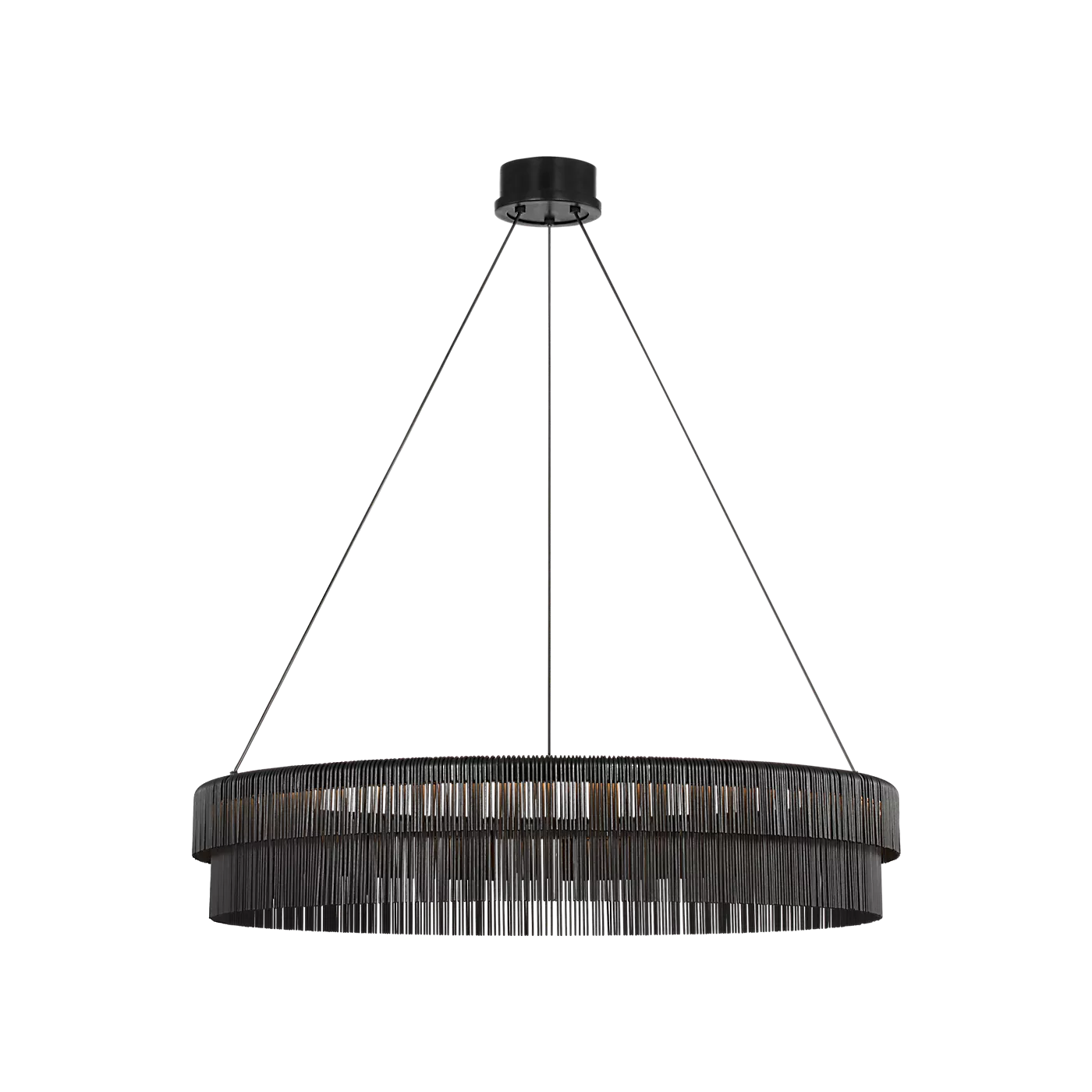 Differo 34" Layered Ring Chandelier - Image 1