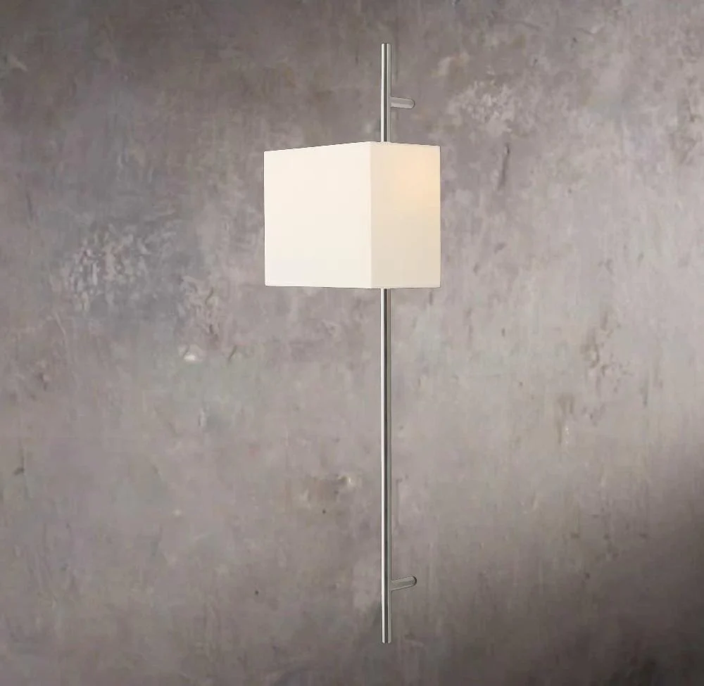 Vela Eight-Sided Bar Wall Sconce - Rectangular Shade - Image 2