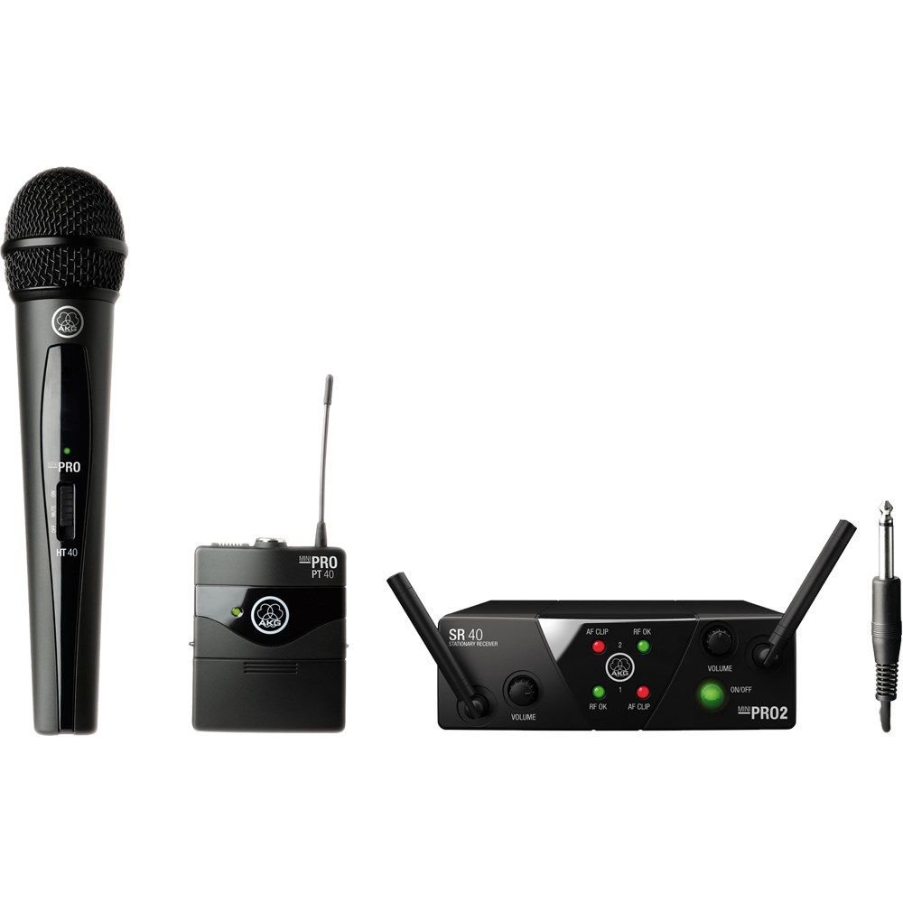 AKG WMS40 Vocal/Instrument Dual Wireless System Band US25A/C (537.500/539.300MHz) - Image 1