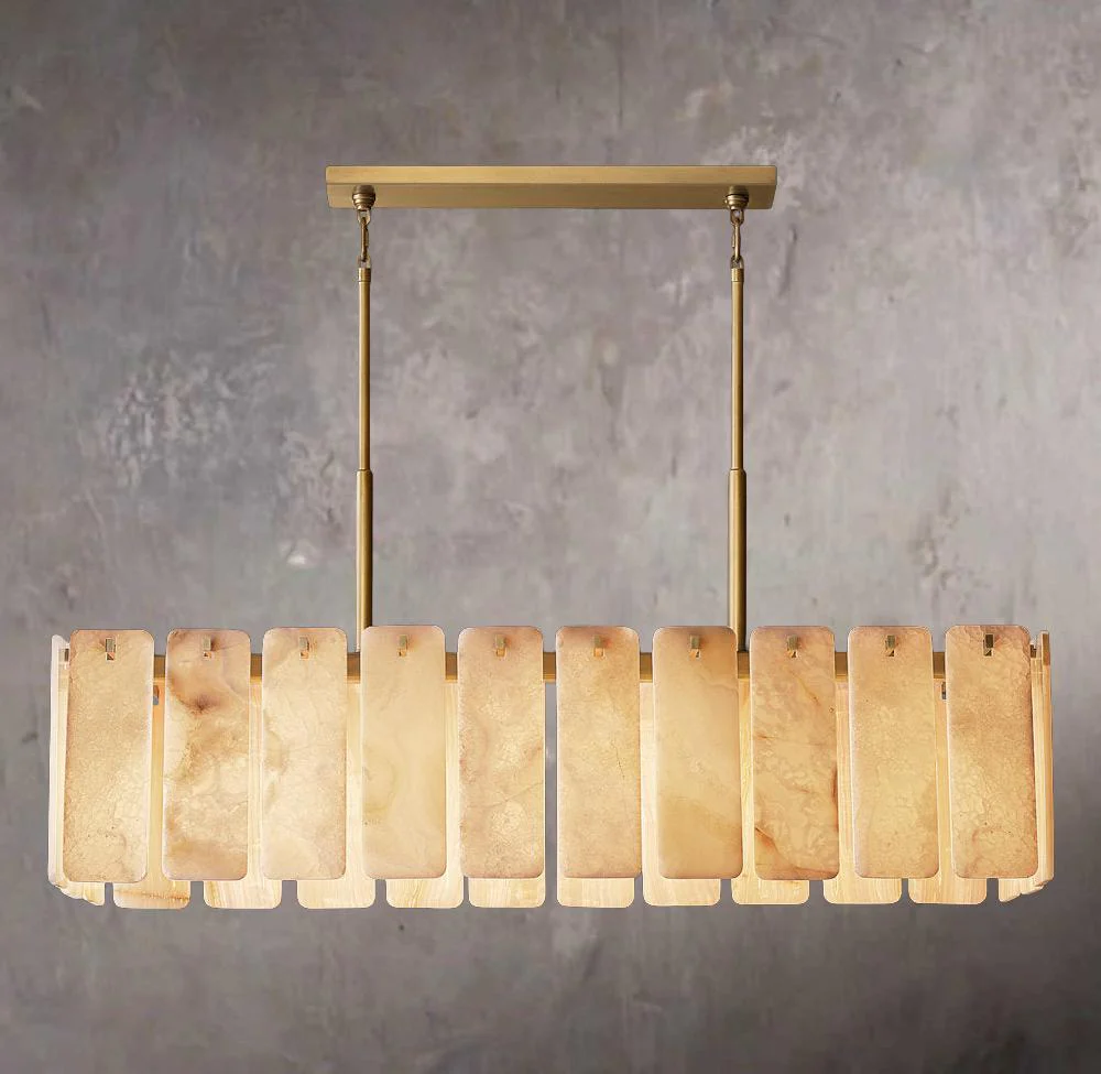 Calametta Black Onyx Rectangular Chandelier 60" - Image 2