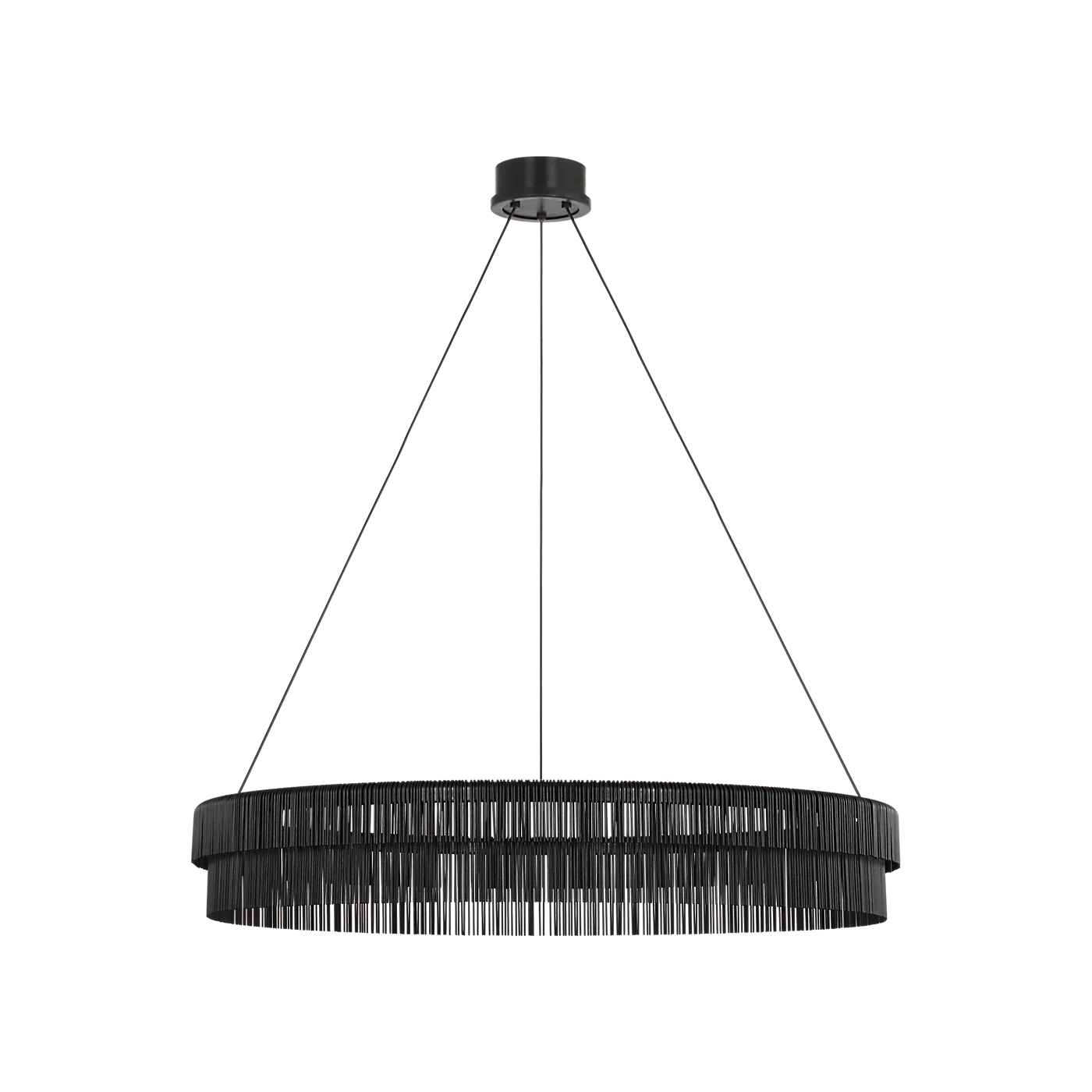 Differo 40" Layered Ring Chandelier - Image 2