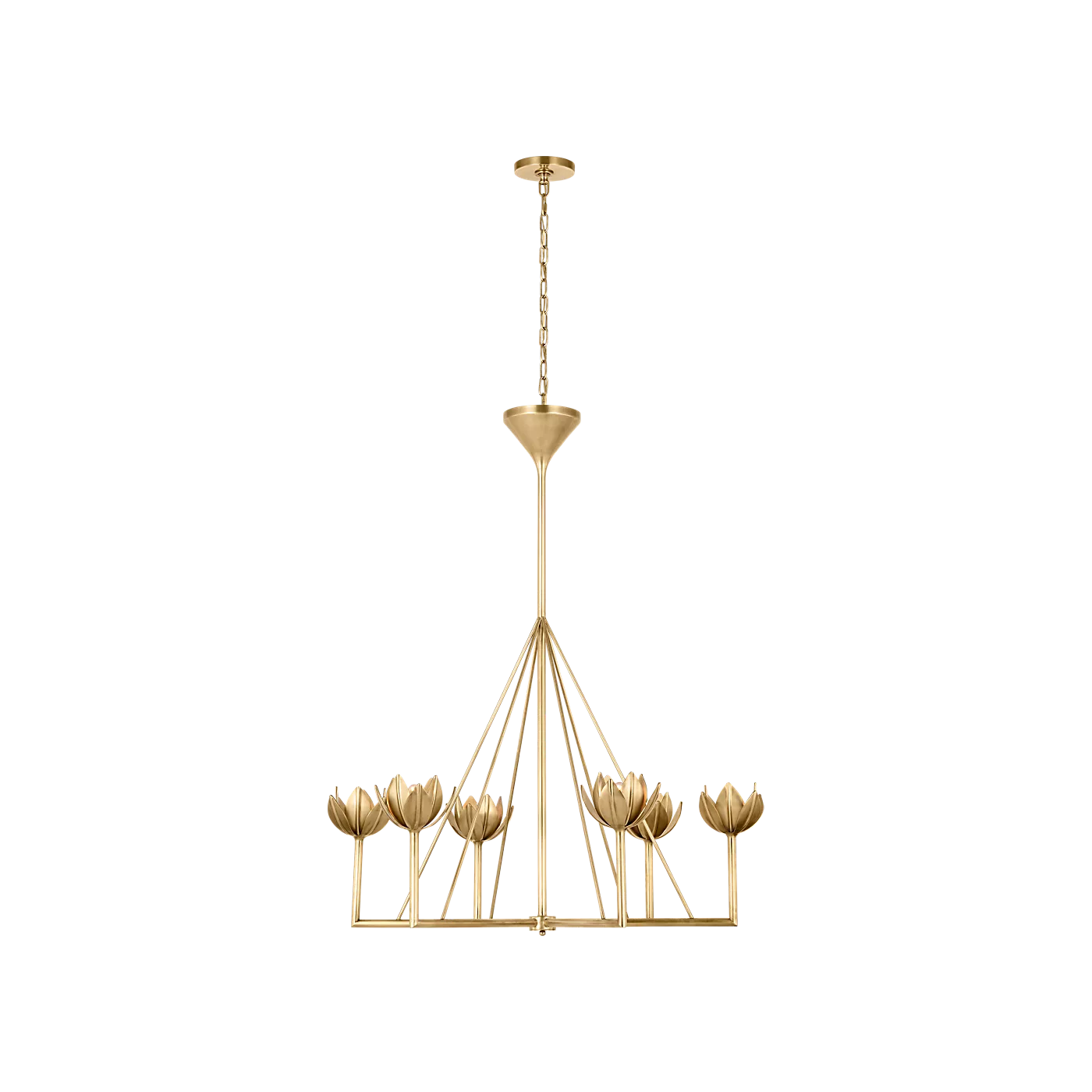 Alberto Large Single Tier Chandelier - Image 2
