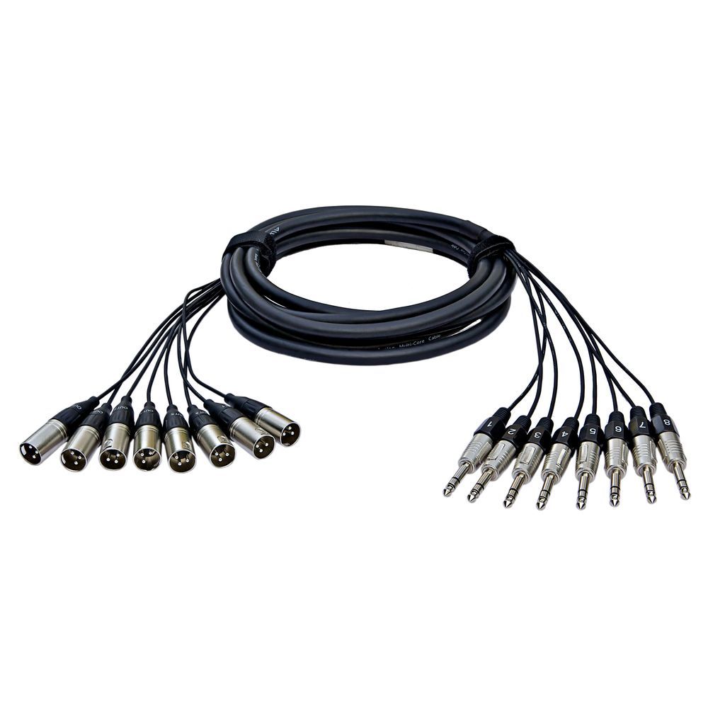 Alva 8 x TRS to 8 x XLRM Cable (2m) - Image 1