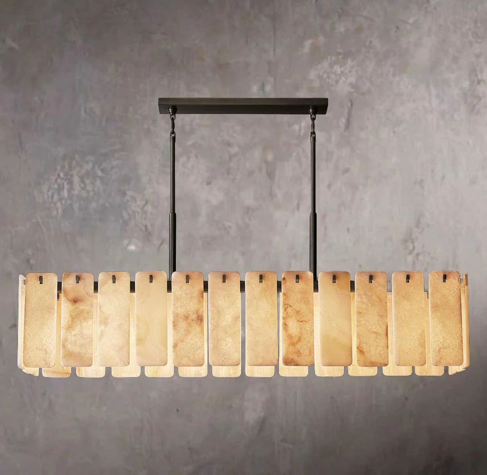 Calametta Onyx Linear Rectangular Chandelier 74" - Image 2