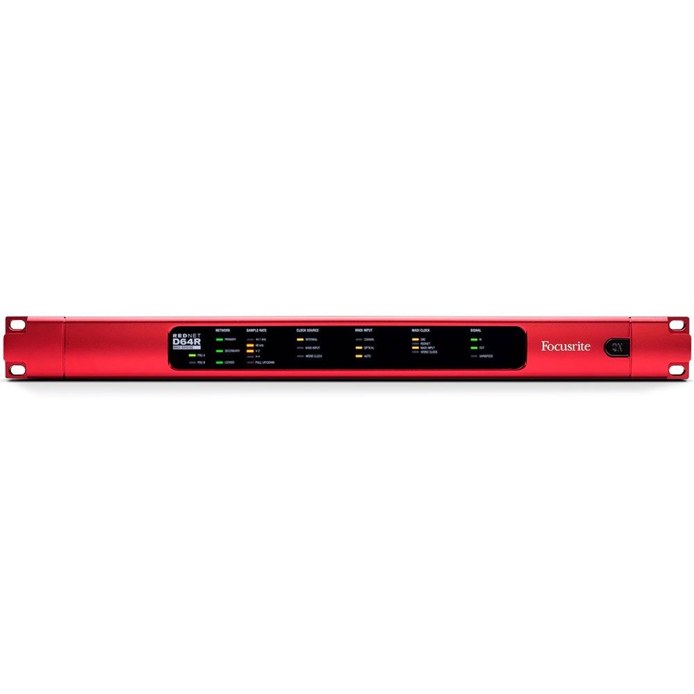 Focusrite RedNet D64R 64x64 MADI I/O w/ Dual PSUs - Image 1