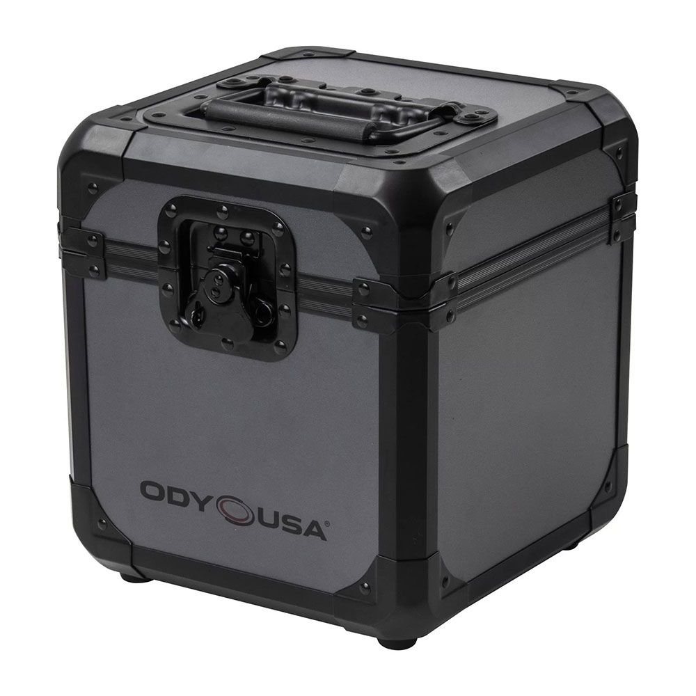 Odyssey Krom 7" Record Case Holds 60 7" Records Black and Grey - Image 1
