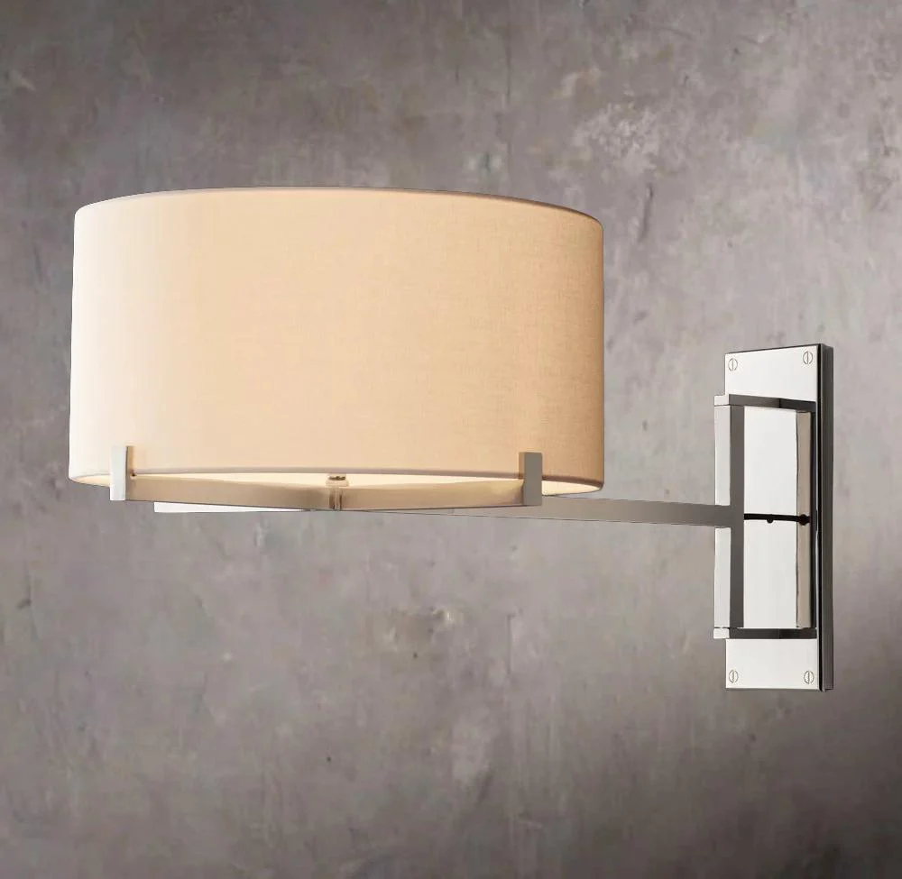 Pauillacs Drum Shade Swing-Arm Wall Sconce - Image 2