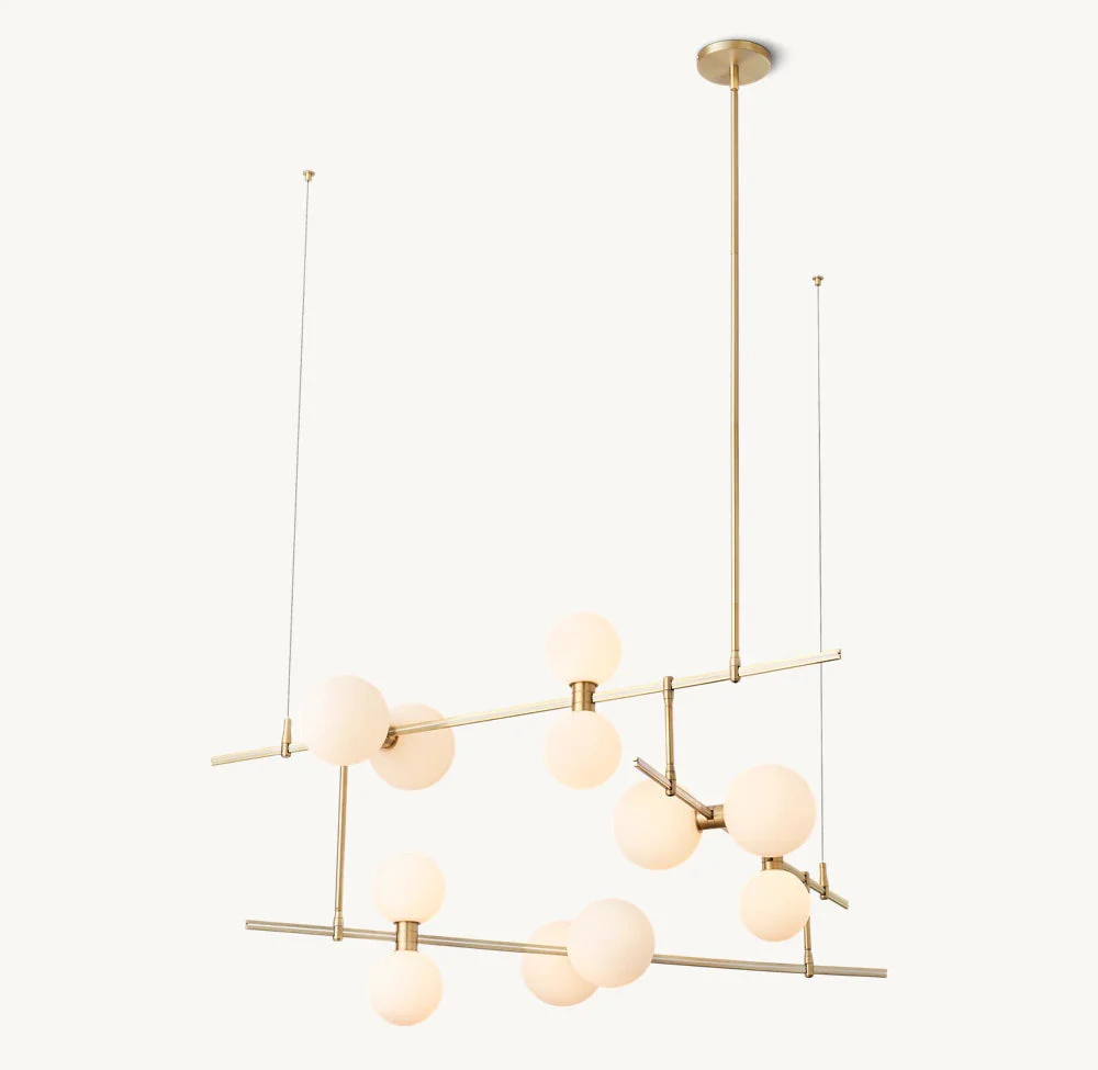 Contemporary Linear Suspension Light 48" - Image 3