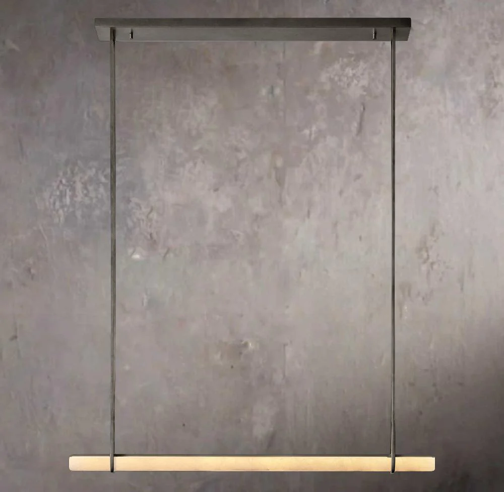 Alabasters Audubon 60" Single Bar Linear Chandelier - Image 2