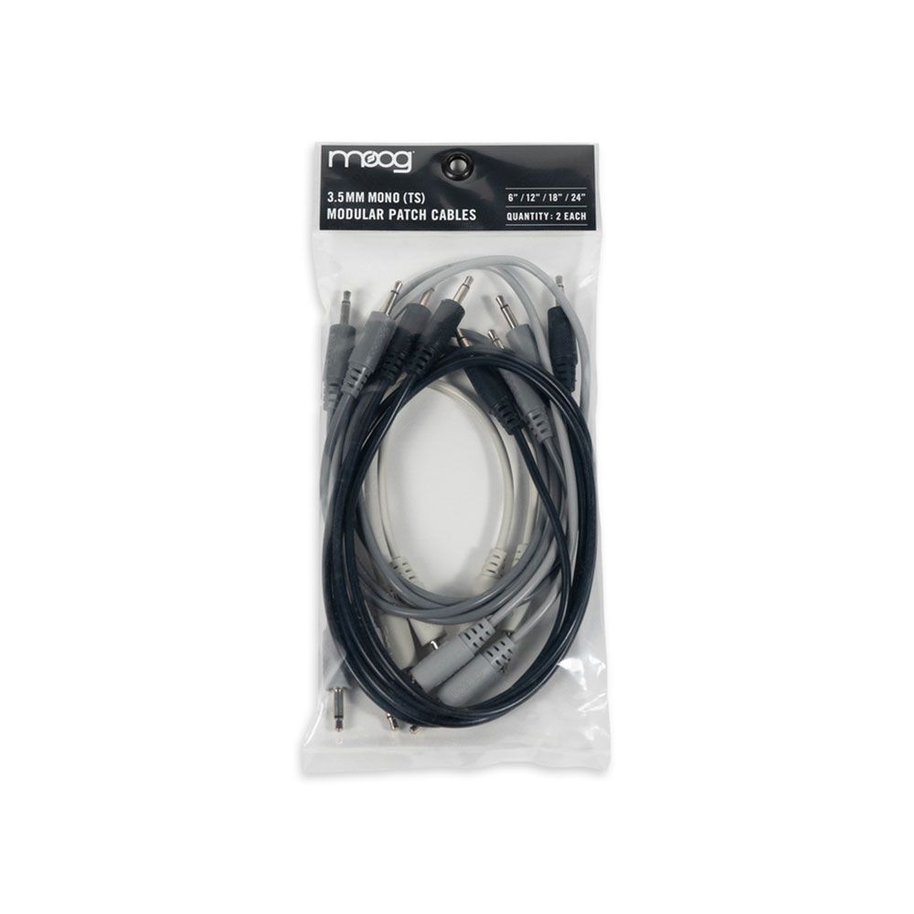 Moog Mother Cables 8x Set w/ 6" 8" 12" 24" Modular Synth Patch Cables - Image 1