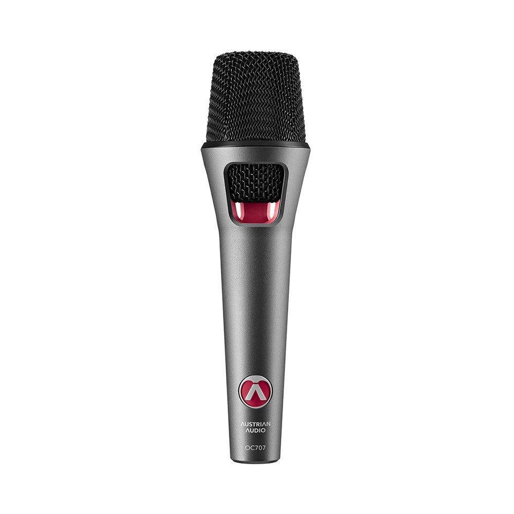 Austrian Audio OC707 True Condenser Vocal Microphone w/ OCH1 Mic Clip & Carry Case - Image 1