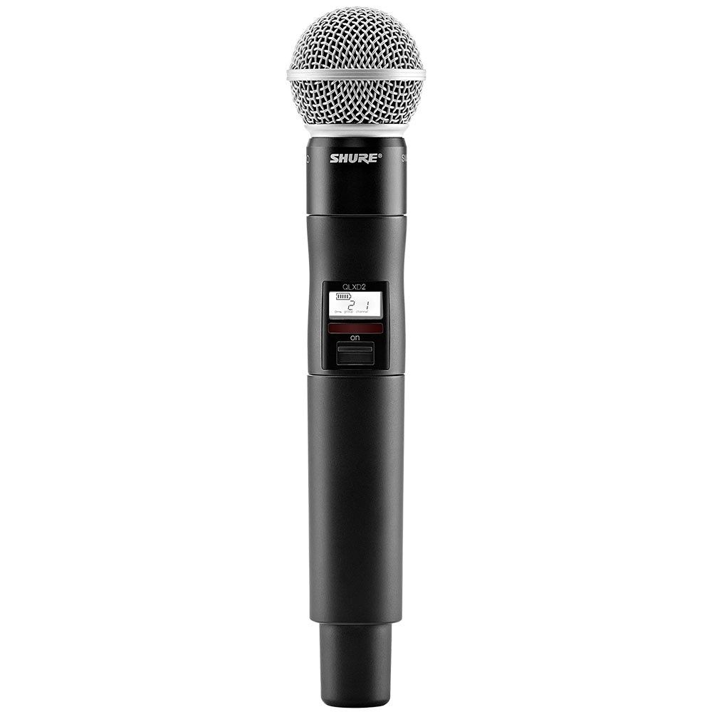 Shure QLXD2/SM58 Handheld Wireless Microphone Transmitter (H53 Band) - Image 1
