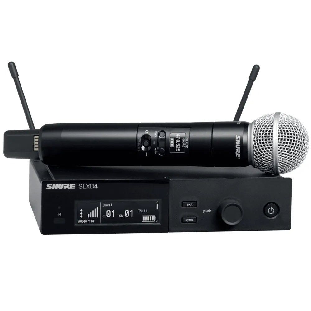 Shure SLX-D-24/SM58 Digital SM58 Handheld Wireless System (H57 Band) - Image 1